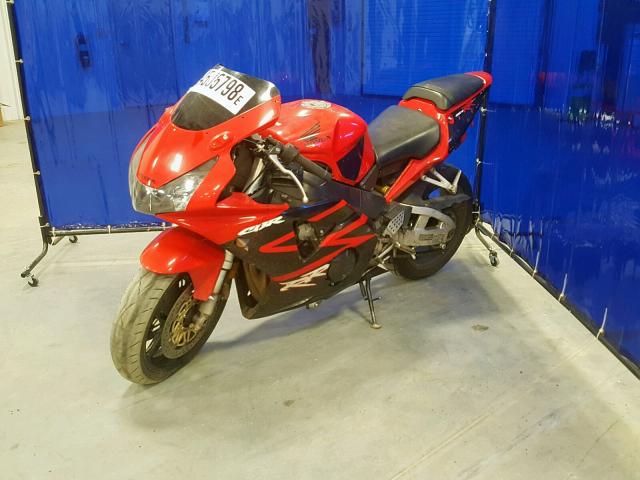 JH2SC50092M005620 - 2002 HONDA CBR900 RR RED photo 2