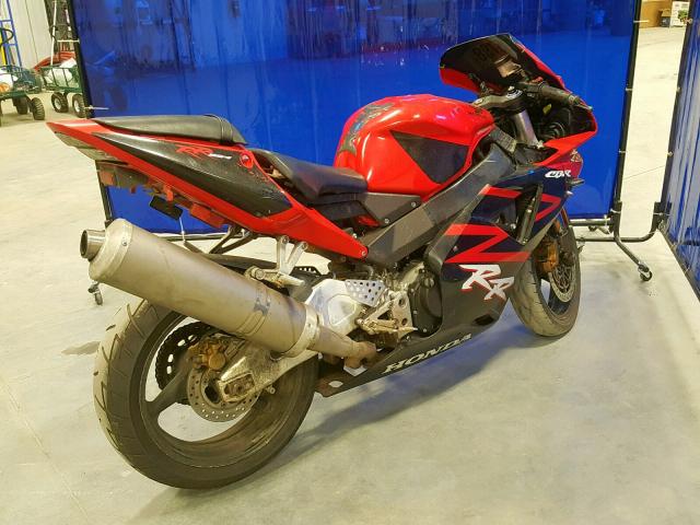 JH2SC50092M005620 - 2002 HONDA CBR900 RR RED photo 4