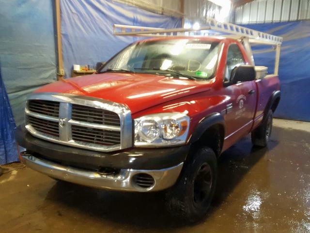 3D7KS26D88G170547 - 2008 DODGE RAM 2500 S Կարմիր լուսանկար 2