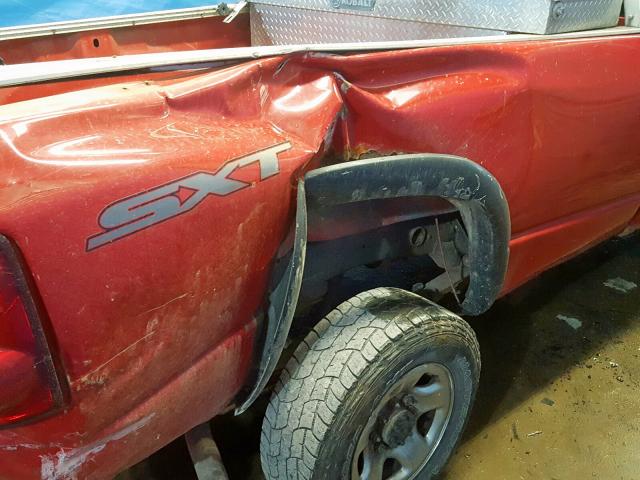 3D7KS26D88G170547 - 2008 DODGE RAM 2500 S Կարմիր լուսանկար 9