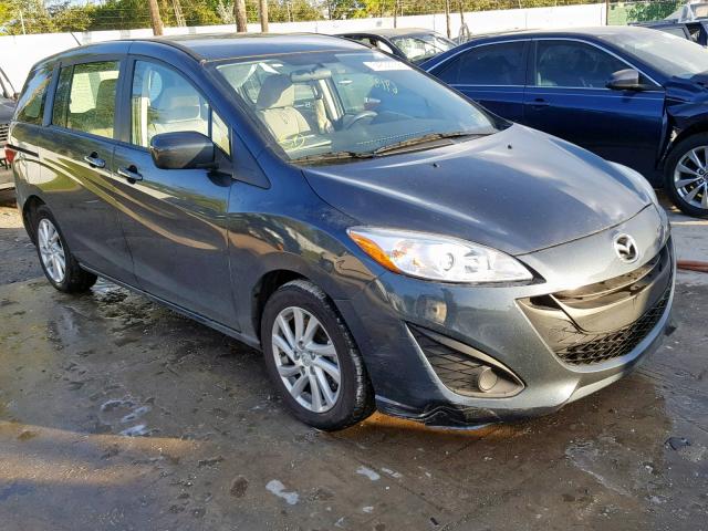 JM1CW2BL4C0125490 - 2012 MAZDA 5 GRAY photo 1