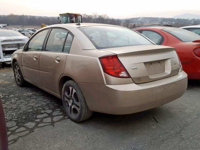 1G8AK55F96Z128907 - 2006 SATURN ION LEVEL GOLD photo 3
