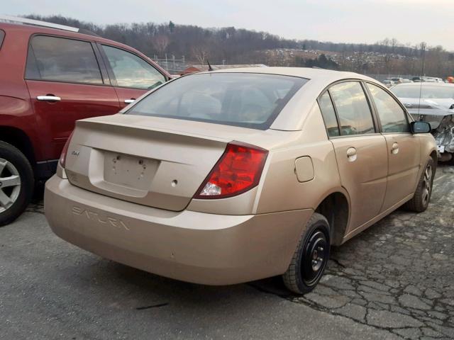 1G8AK55F96Z128907 - 2006 SATURN ION LEVEL GOLD photo 4