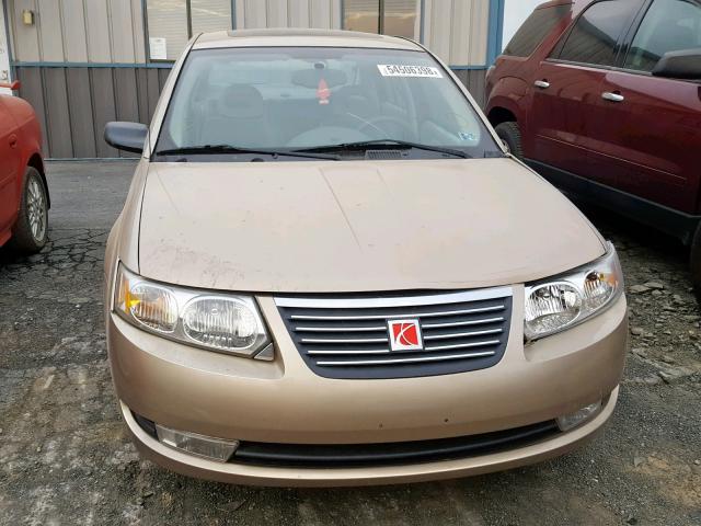 1G8AK55F96Z128907 - 2006 SATURN ION LEVEL GOLD photo 9