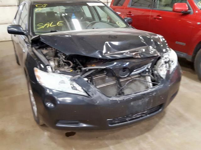 4T1BB46K59U083557 - 2009 TOYOTA CAMRY HYBR BLACK photo 9