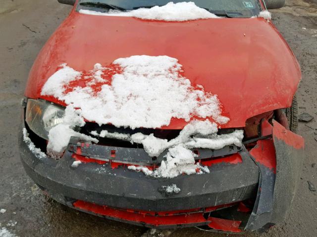 1G1JF52F947331960 - 2004 CHEVROLET CAVALIER L RED photo 7