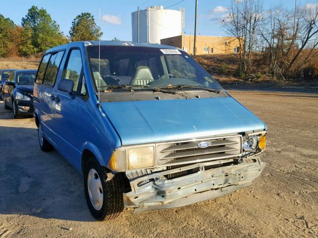 1FMCA11UXPZB89730 - 1993 FORD AEROSTAR BLUE photo 1