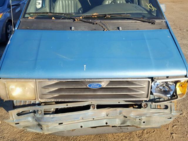 1FMCA11UXPZB89730 - 1993 FORD AEROSTAR BLUE photo 7