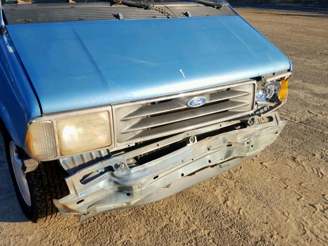 1FMCA11UXPZB89730 - 1993 FORD AEROSTAR BLUE photo 9