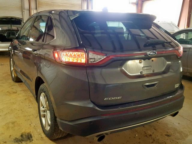 2FMPK3J97HBC44015 - 2017 FORD EDGE SEL GRAY photo 3