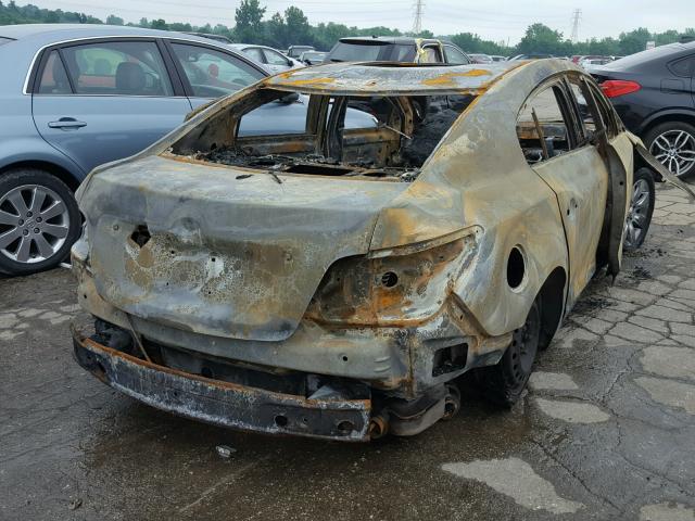 1G4GE5ED8BF235587 - 2011 BUICK LACROSSE C BURN photo 4