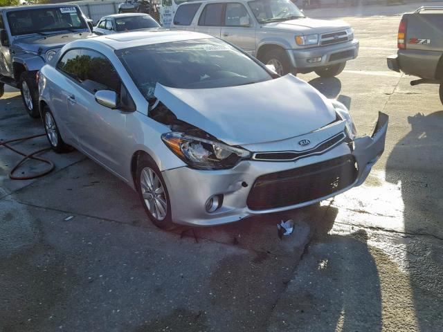 KNAFX6A82G5577166 - 2016 KIA FORTE EX SILVER photo 1