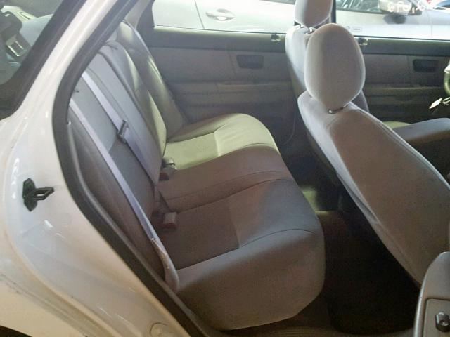 1FAFP55U63A254122 - 2003 FORD TAURUS SES WHITE photo 6