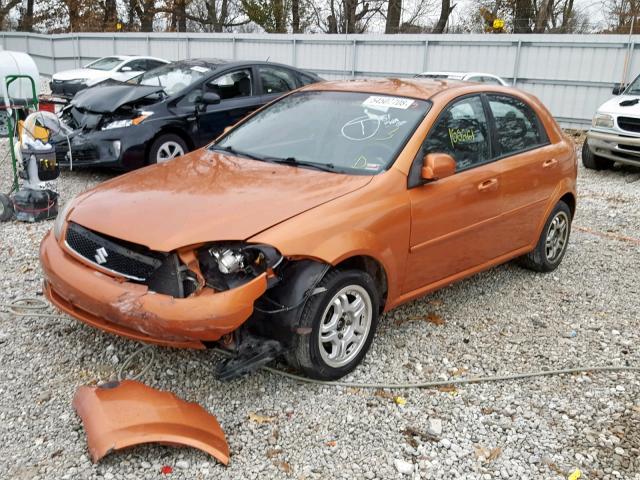 KL5JD66Z57K519213 - 2007 SUZUKI RENO BASE ORANGE photo 2