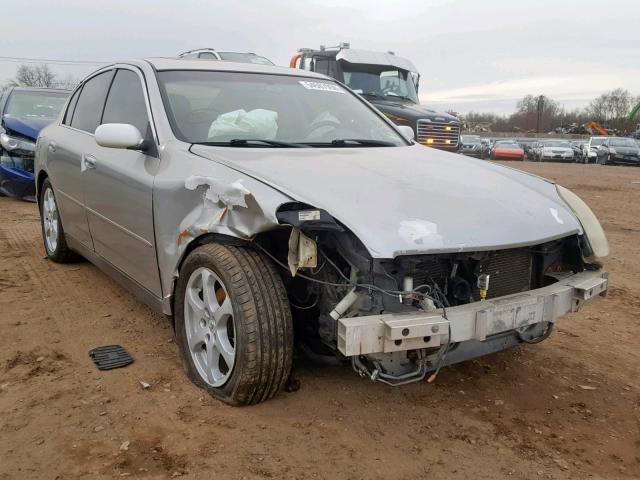 JNKCV51F34M707640 - 2004 INFINITI G35 SILVER photo 1