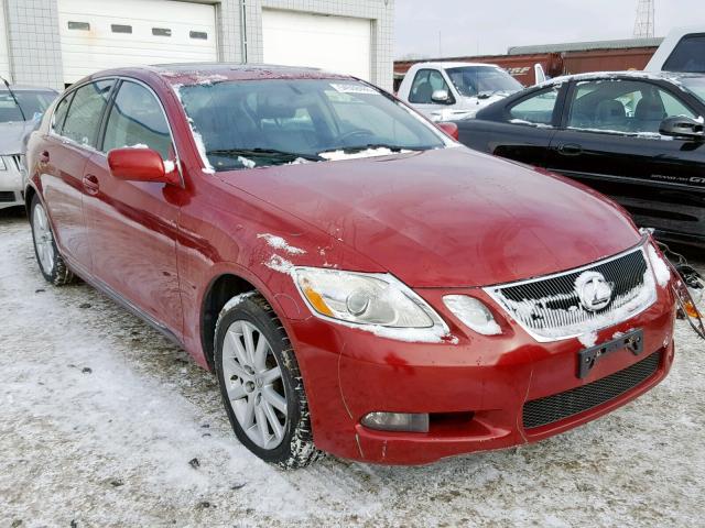 JTHCH96SX60005684 - 2006 LEXUS GS GENERAT RED photo 1