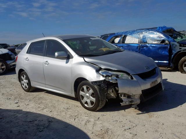 2T1KE40E39C012966 - 2009 TOYOTA COROLLA MA SILVER photo 1