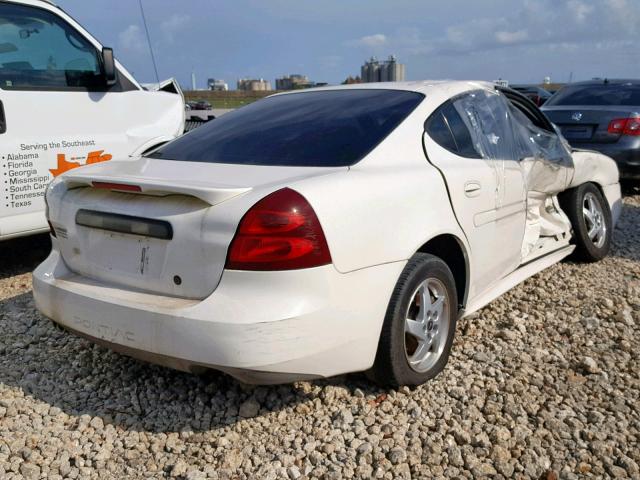2G2WP522841179694 - 2004 PONTIAC GRAND PRIX WHITE photo 4