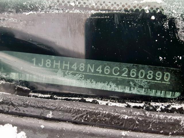 1J8HH48N46C260890 - 2006 JEEP COMMANDER BLUE photo 10