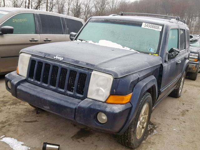 1J8HH48N46C260890 - 2006 JEEP COMMANDER BLUE photo 2