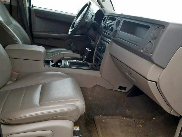 1J8HH48N46C260890 - 2006 JEEP COMMANDER BLUE photo 5