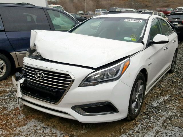 KMHE14L24GA026429 - 2016 HYUNDAI SONATA PLU WHITE photo 2