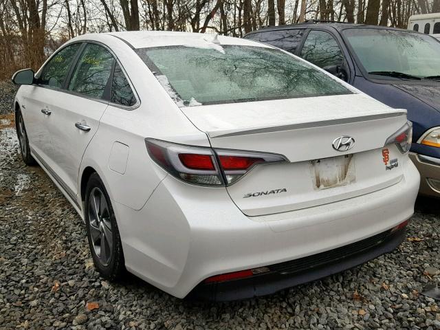 KMHE14L24GA026429 - 2016 HYUNDAI SONATA PLU WHITE photo 3