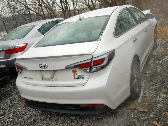 KMHE14L24GA026429 - 2016 HYUNDAI SONATA PLU WHITE photo 4