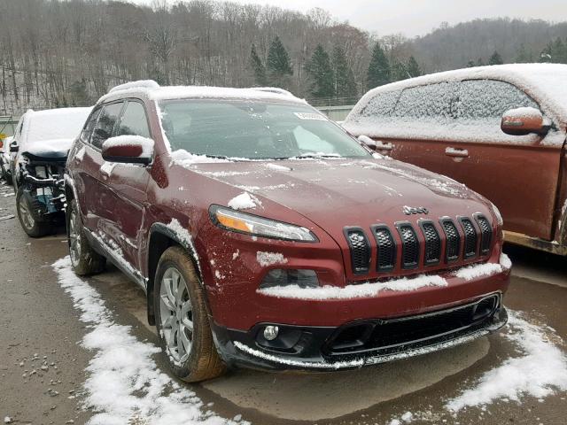 1C4PJMCX3JD603143 - 2018 JEEP CHEROKEE L RED photo 1