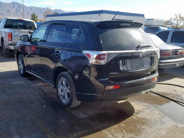 JA4AZ3A3XEZ016904 - 2014 MITSUBISHI OUTLANDER BLACK photo 3