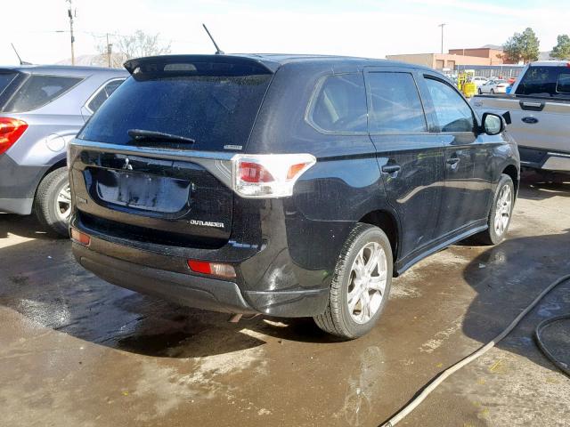 JA4AZ3A3XEZ016904 - 2014 MITSUBISHI OUTLANDER BLACK photo 4