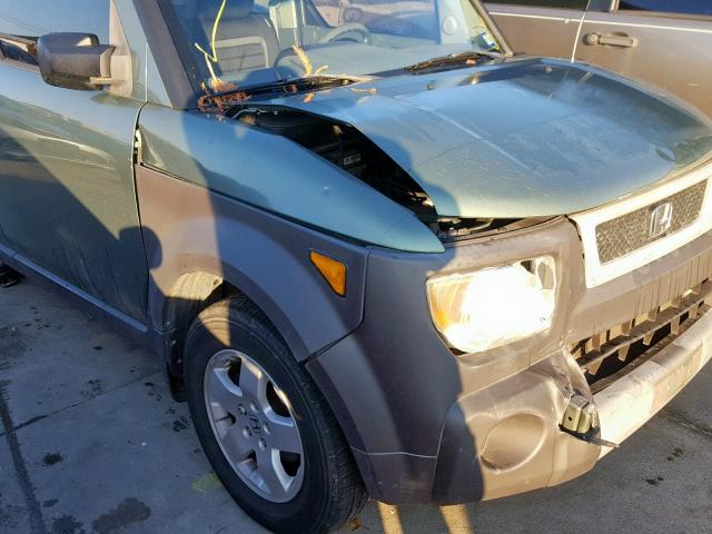 5J6YH18583L019040 - 2003 HONDA ELEMENT EX GREEN photo 9