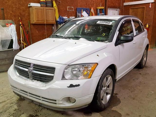 1B3CB3HA8BD172344 - 2011 DODGE CALIBER MA WHITE photo 2