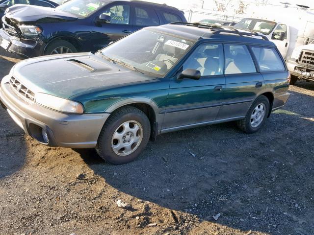 4S3BG6855V7635768 - 1997 SUBARU LEGACY OUT GREEN photo 2