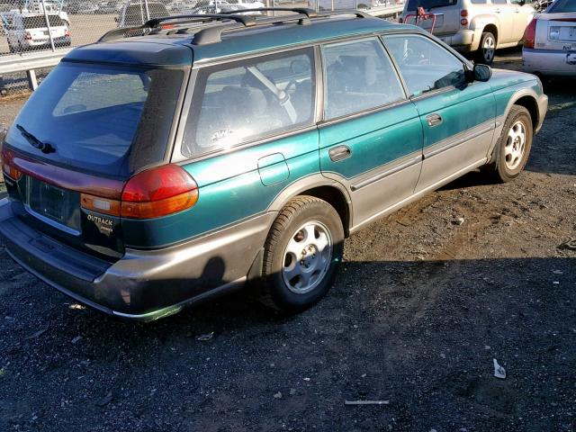 4S3BG6855V7635768 - 1997 SUBARU LEGACY OUT GREEN photo 4