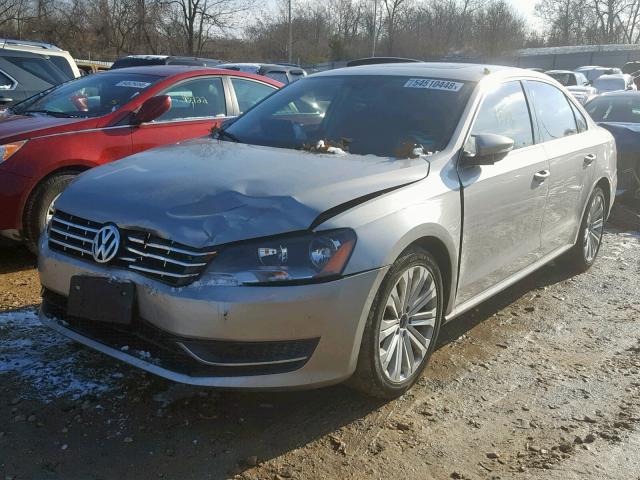 1VWBN7A39CC011882 - 2012 VOLKSWAGEN PASSAT SE SILVER photo 2