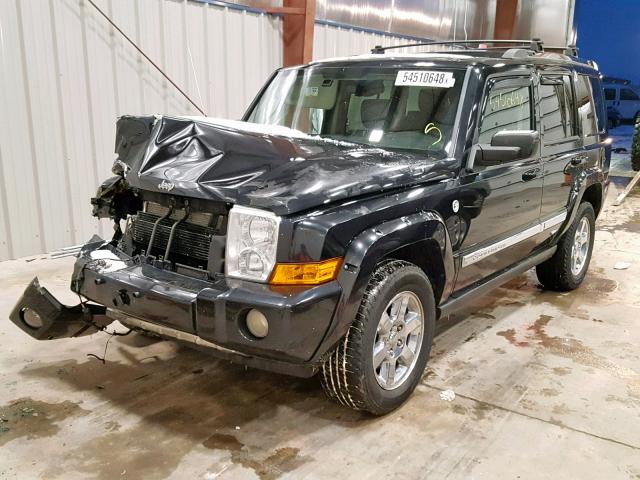 1J8HG582X8C243366 - 2008 JEEP COMMANDER BLACK photo 2