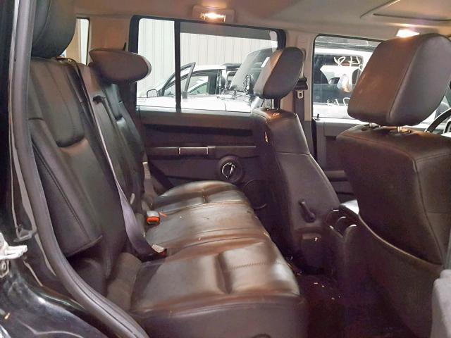 1J8HG582X8C243366 - 2008 JEEP COMMANDER BLACK photo 6