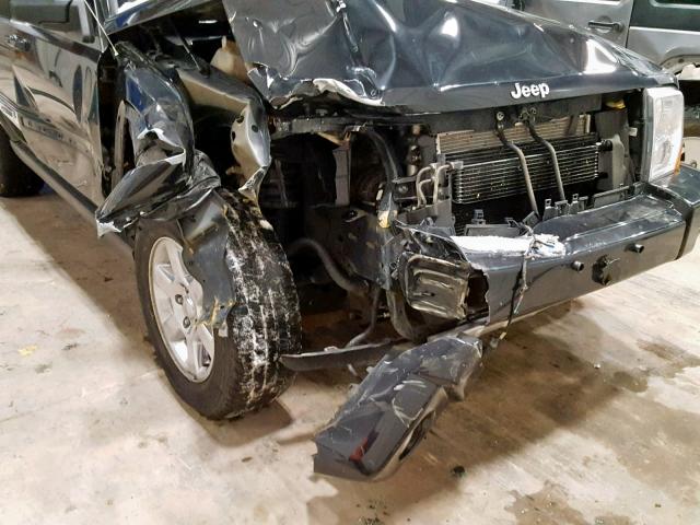 1J8HG582X8C243366 - 2008 JEEP COMMANDER BLACK photo 9