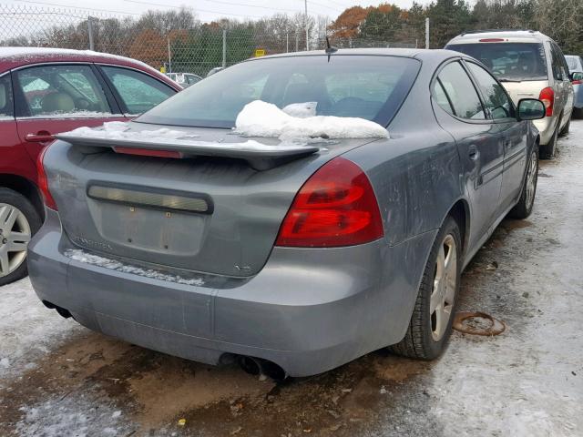 2G2WC55C581176872 - 2008 PONTIAC GRAND PRIX BLACK photo 4