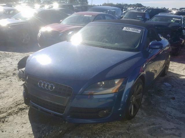 TRUMF38J881019180 - 2008 AUDI TT 2.0T BLUE photo 2