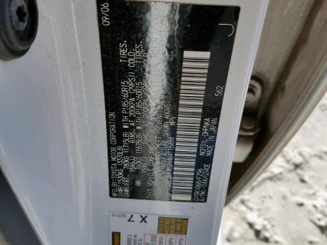 JTLKT324464116888 - 2006 TOYOTA SCION XB Ağ foto 10