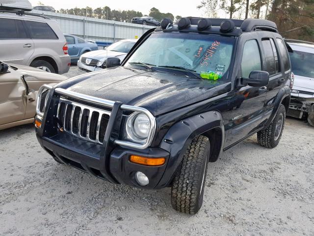 1J4GL38K24W153778 - 2004 JEEP LIBERTY RE BLACK photo 2