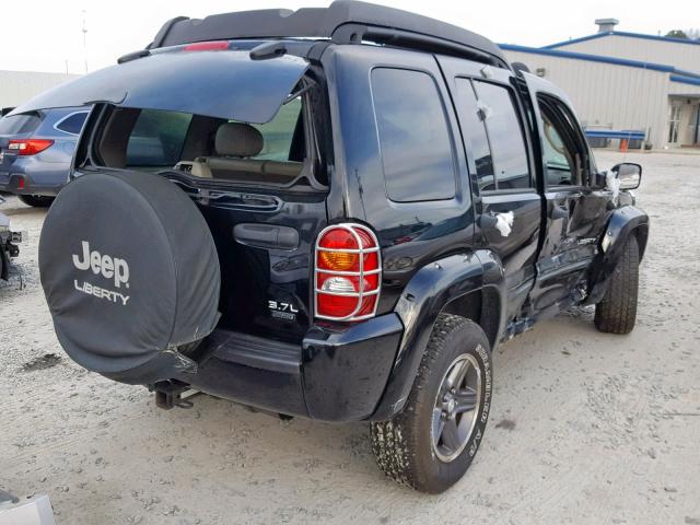 1J4GL38K24W153778 - 2004 JEEP LIBERTY RE BLACK photo 4