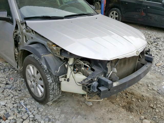 1C3LC46R88N279671 - 2008 CHRYSLER SEBRING LX SILVER photo 9