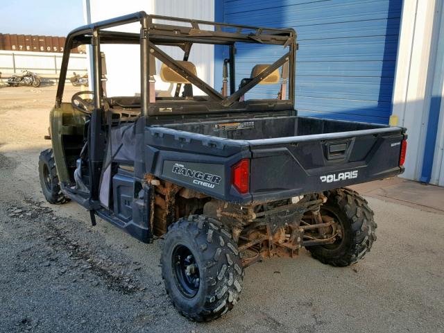 3NSRUA571FG886596 - 2015 POLARIS RANGER CRE GREEN photo 3