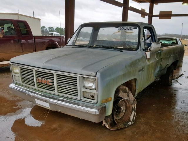 1GTEC14H4FF707725 - 1985 GMC C1500 BLUE photo 2