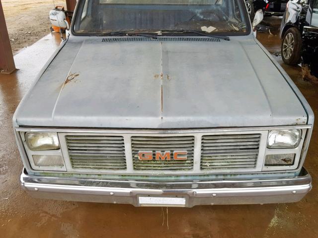 1GTEC14H4FF707725 - 1985 GMC C1500 BLUE photo 7