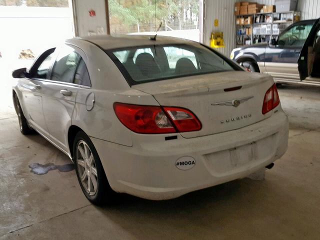 1C3LC56R18N105477 - 2008 CHRYSLER SEBRING TO WHITE photo 3