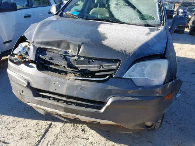 3GSDL43N28S632126 - 2008 SATURN VUE XE GRAY photo 9